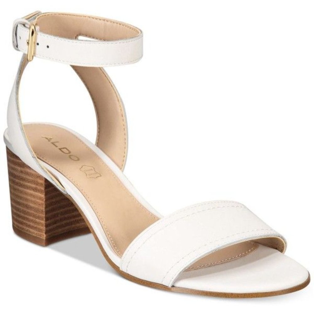 ::SOLD:: Aldo Wood Block Heel Sandals